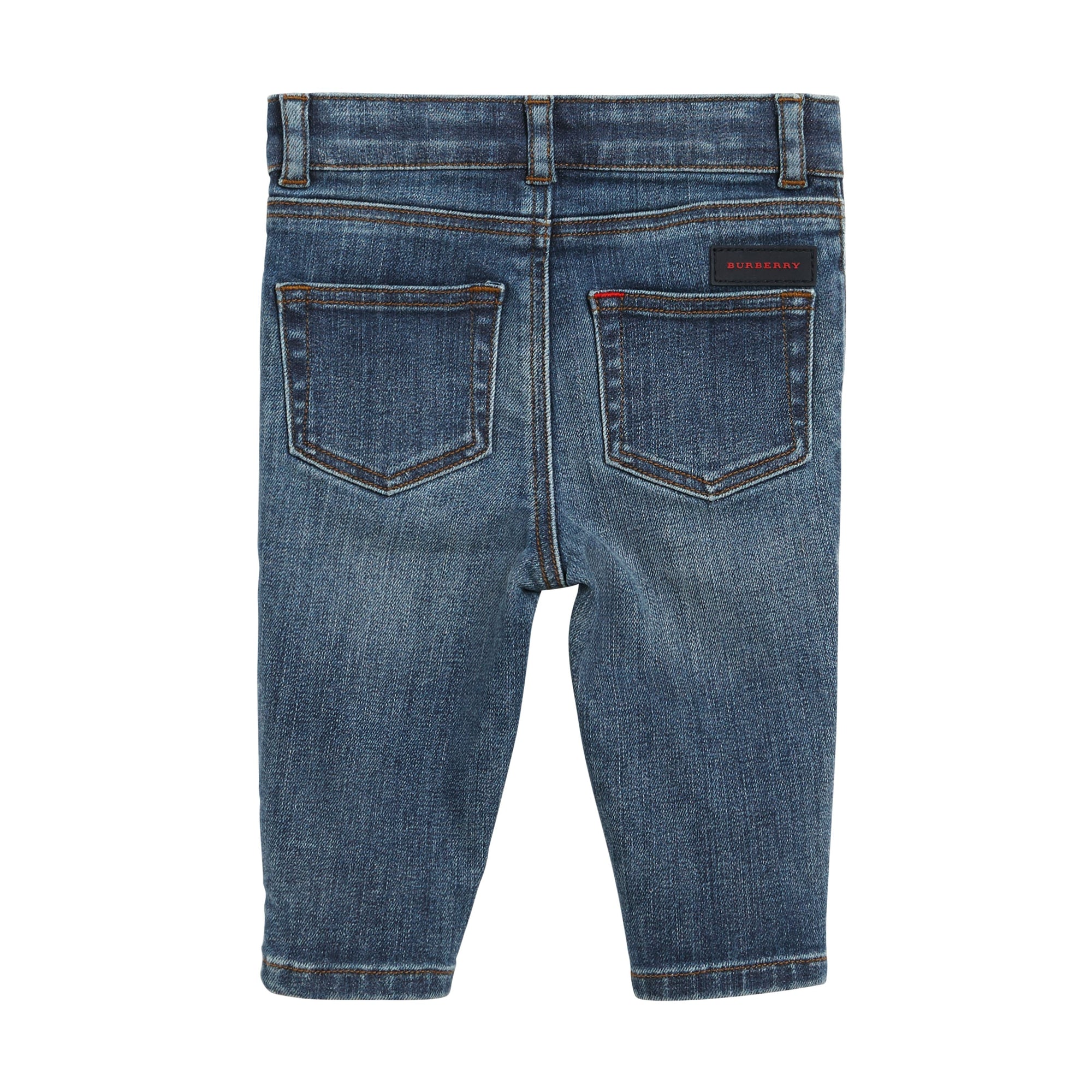 MID INDIGO Jean skinny en denim extensible