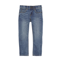 MID INDIGO Jean skinny en denim extensible
