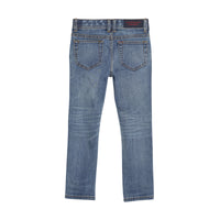 MID INDIGO Jean skinny en denim extensible
