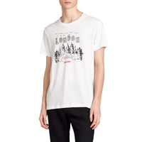 WHITE T-shirt en coton à imprimé Panorama londonien