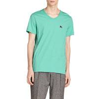 TURQUOISE T-shirt en jersey de coton