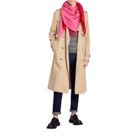 BRIGHT RED Bandana Burberry en cachemire