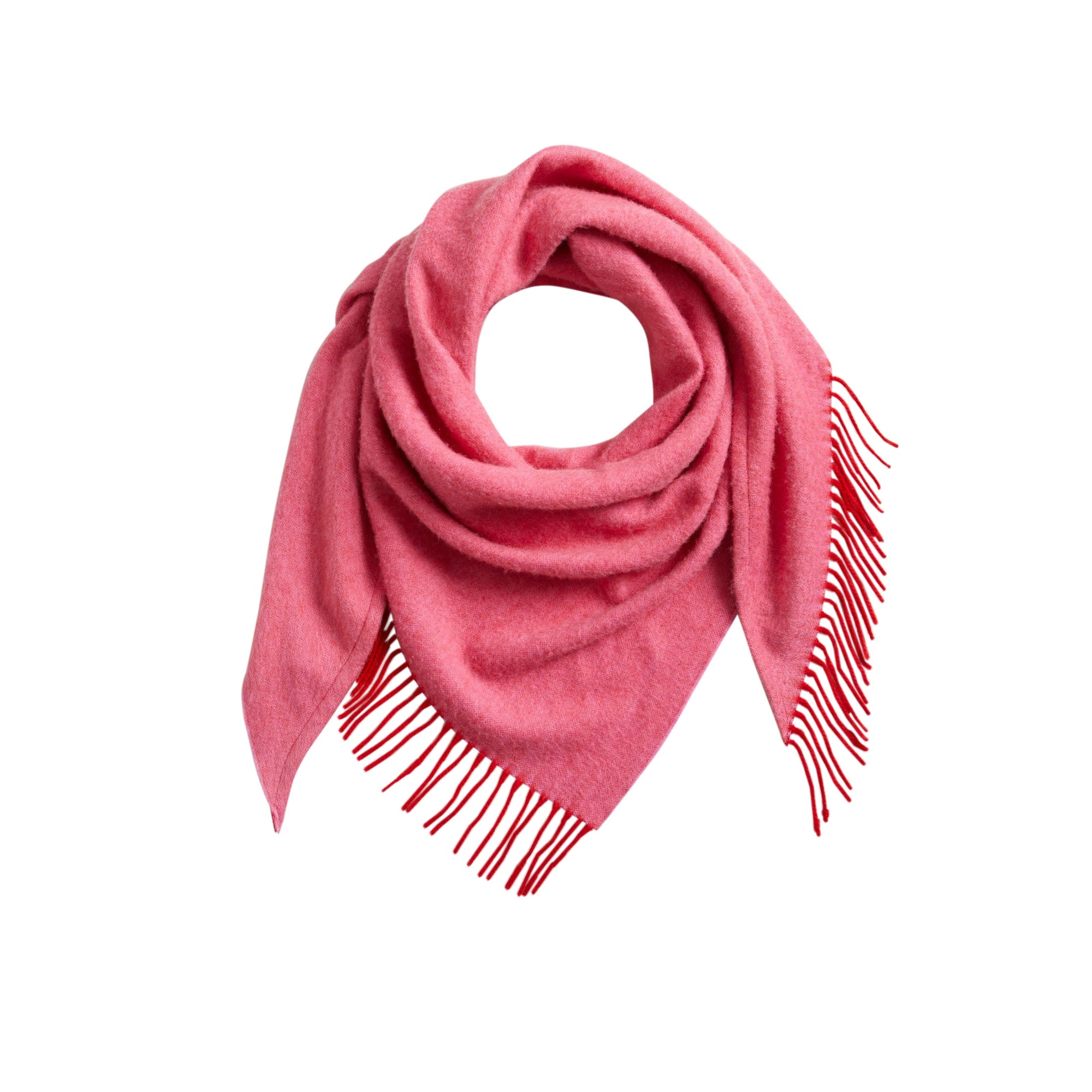 BRIGHT RED Bandana Burberry en cachemire