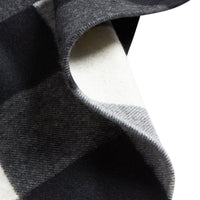 BLACK Châle en cachemire à motif check