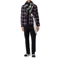 BLACK Bandana Burberry en cachemire à motif check