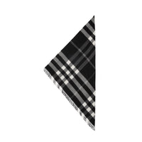 BLACK Bandana Burberry en cachemire à motif check