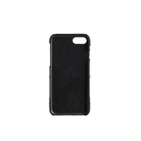 BLACK Étui pour iPhone 7 en cuir et à motif Haymarket check