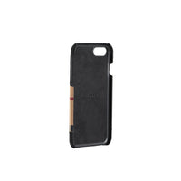 BLACK Étui pour iPhone 7 en cuir et à motif Haymarket check