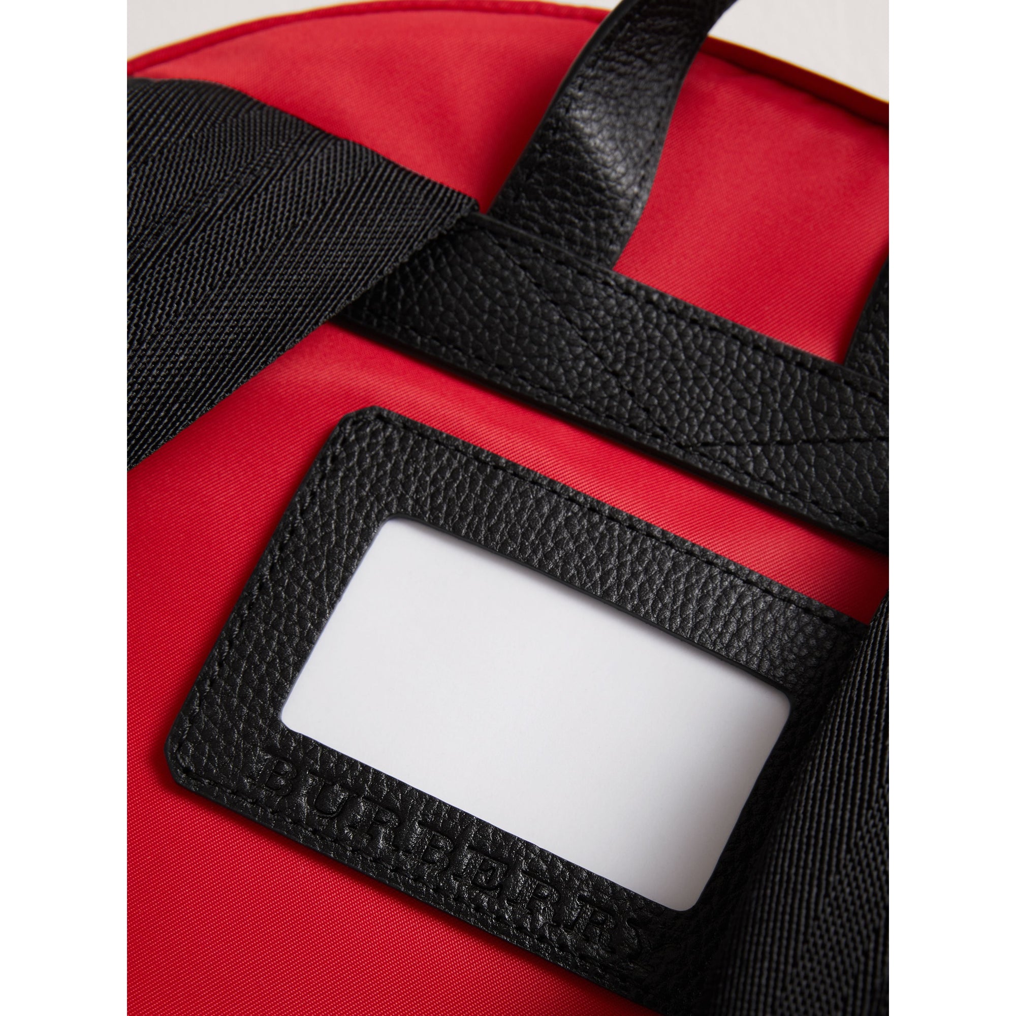 MILITARY RED Sac à dos en nylon avec appliqués