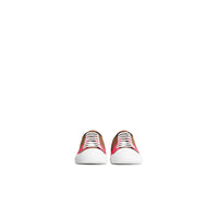 CLASSIC/NEON PINK Sneakers en cuir et tissu Canvas check