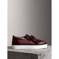 CERISE PURPLE Sneakers en cuir à franges