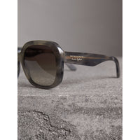 Lunettes de soleil à monture carrée - Gris