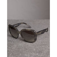 Lunettes de soleil à monture carrée - Gris