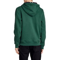 DARK FOREST GREEN Haut en jersey à capuche à détails check