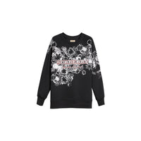 BLACK Sweat-shirt en jersey à imprimé Doodle