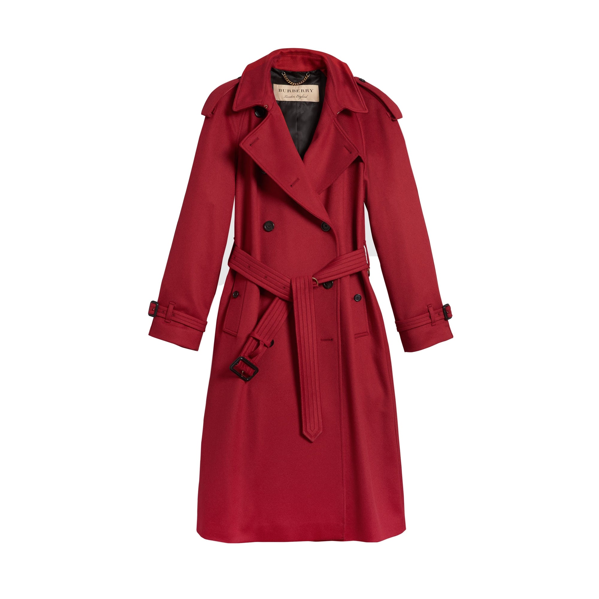 PARADE RED Trench en cachemire