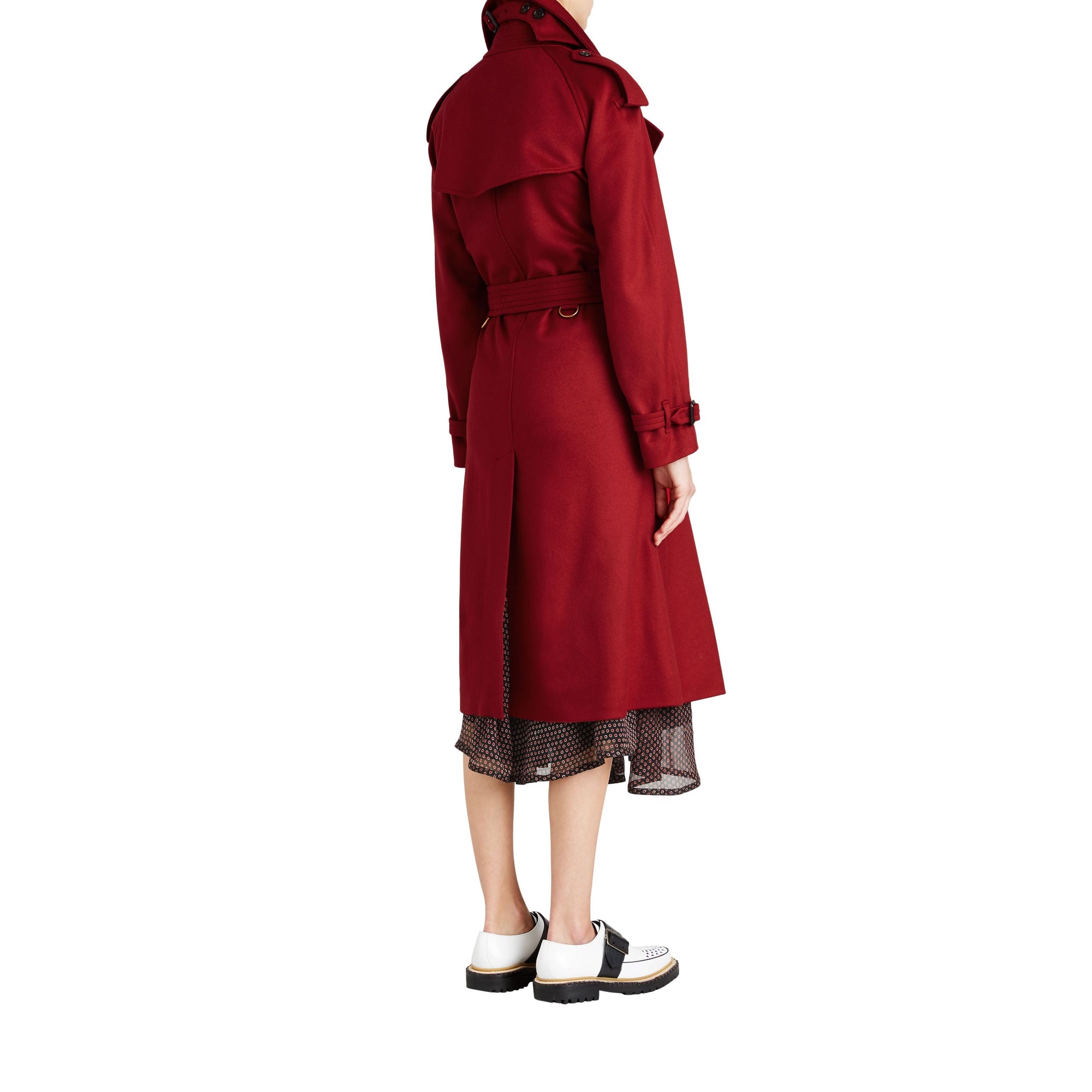 PARADE RED Trench en cachemire