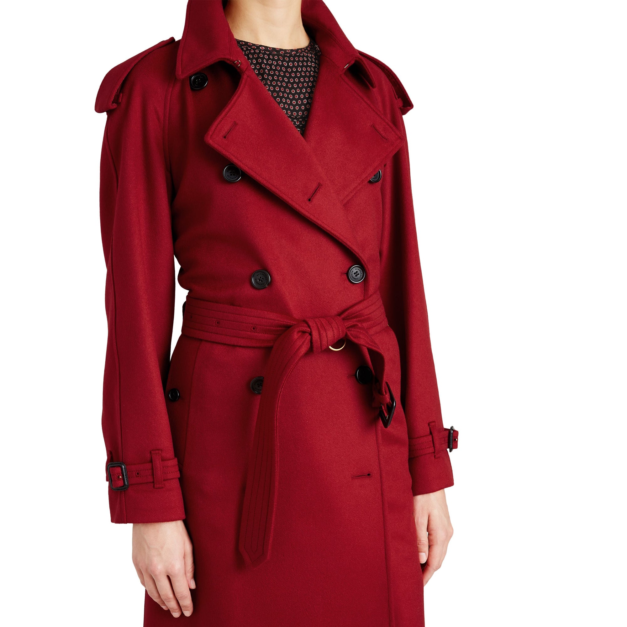 PARADE RED Trench en cachemire