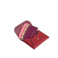 PARADE RED/MULTI Porte-monnaie en cuir avec compartiment à cartes amovible