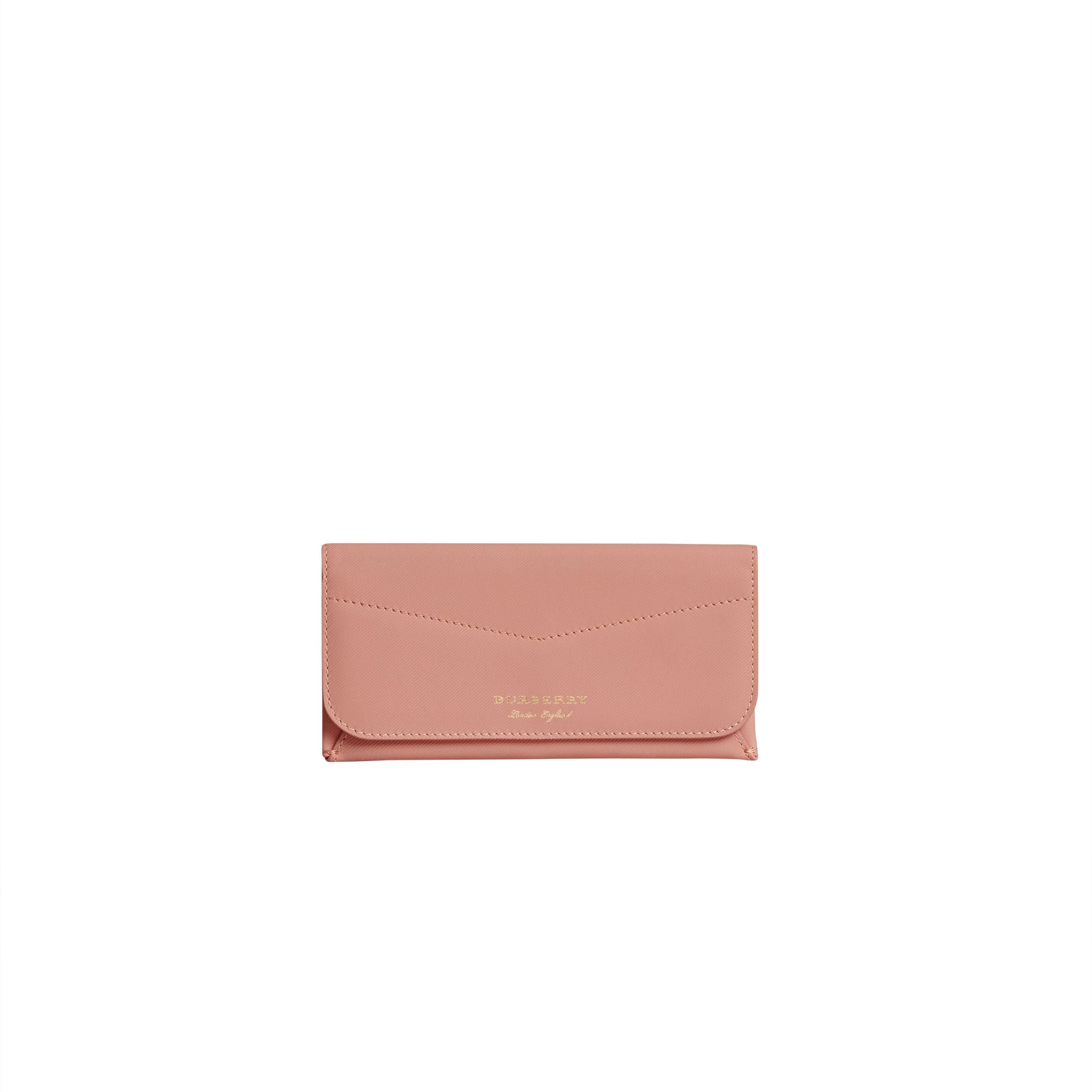 ASH ROSE/PL CLEMN Portefeuille à rabat en cuir trench