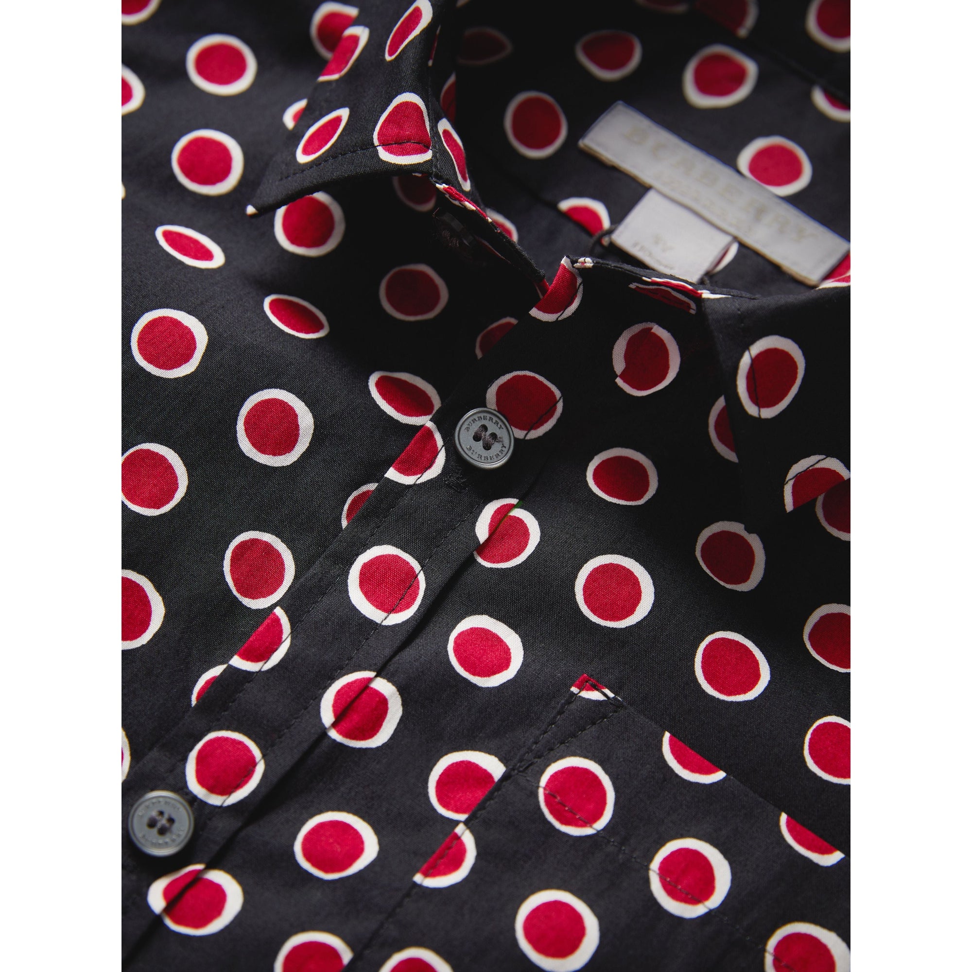PARADE RED Chemise en coton avec imprimé à pois