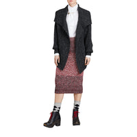 BLACK Cardigan oversize en laine et cachemire mélangés