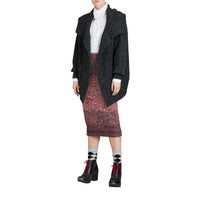 BLACK Cardigan oversize en laine et cachemire mélangés