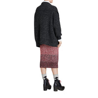 BLACK Cardigan oversize en laine et cachemire mélangés