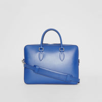 Attaché-case en cuir london - Bleu profond