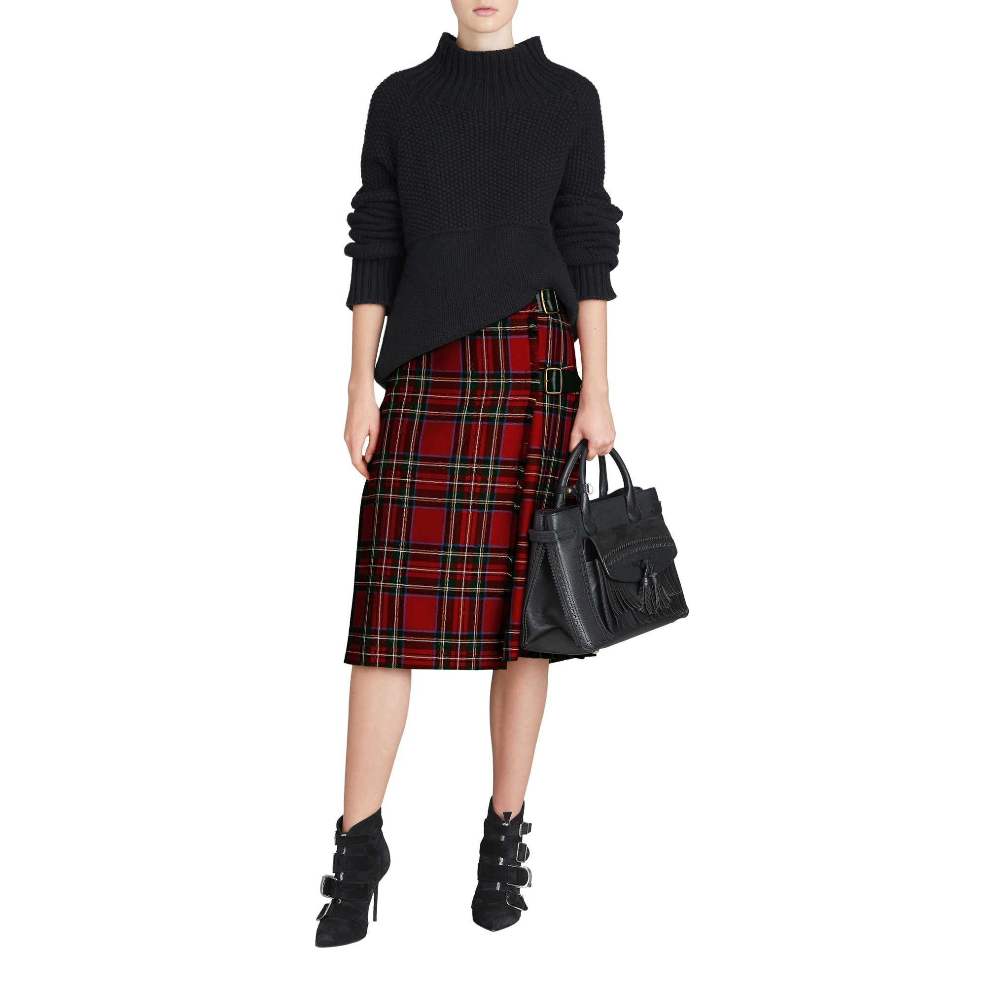 BLACK Sac The Banner moyen de style richelieu