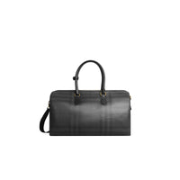 CHARCOAL/BLACK Fourre-tout à motif London check avec éléments en cuir