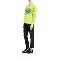 BRIGHT LEMON Sweat-shirt en coton avec imprimé Doodle