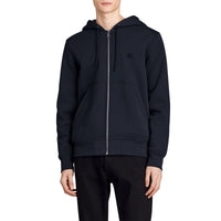 NAVY Haut en jersey à capuche avec détails check