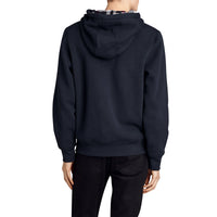 NAVY Haut en jersey à capuche avec détails check