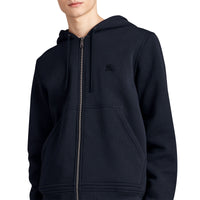 NAVY Haut en jersey à capuche avec détails check
