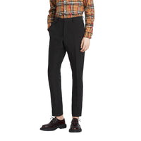 BLACK Pantalon de costume en lin et soie