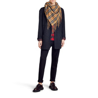 SANDSTONE Bandana Burberry en cachemire à motif Vintage check