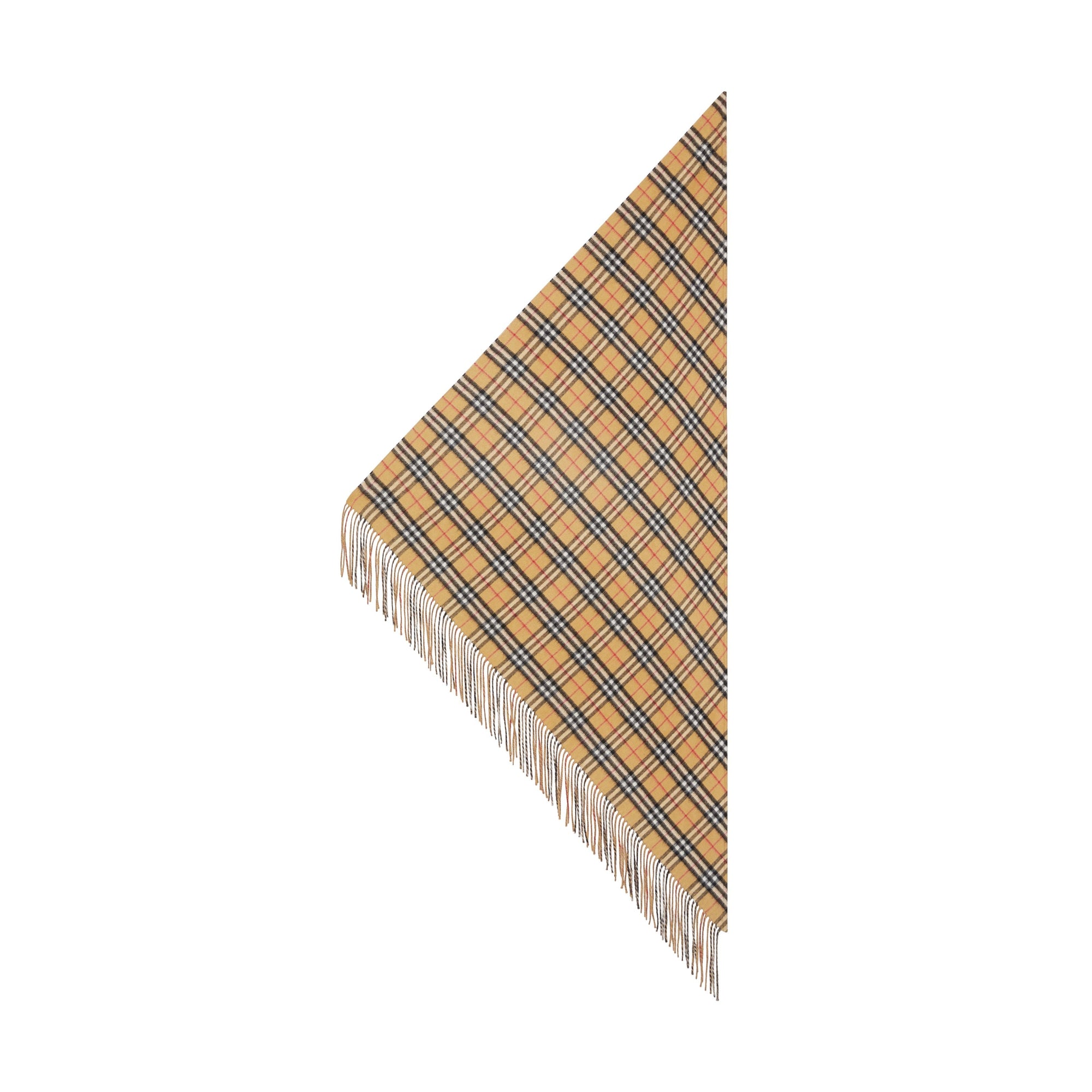 SANDSTONE Bandana Burberry en cachemire à motif Vintage check