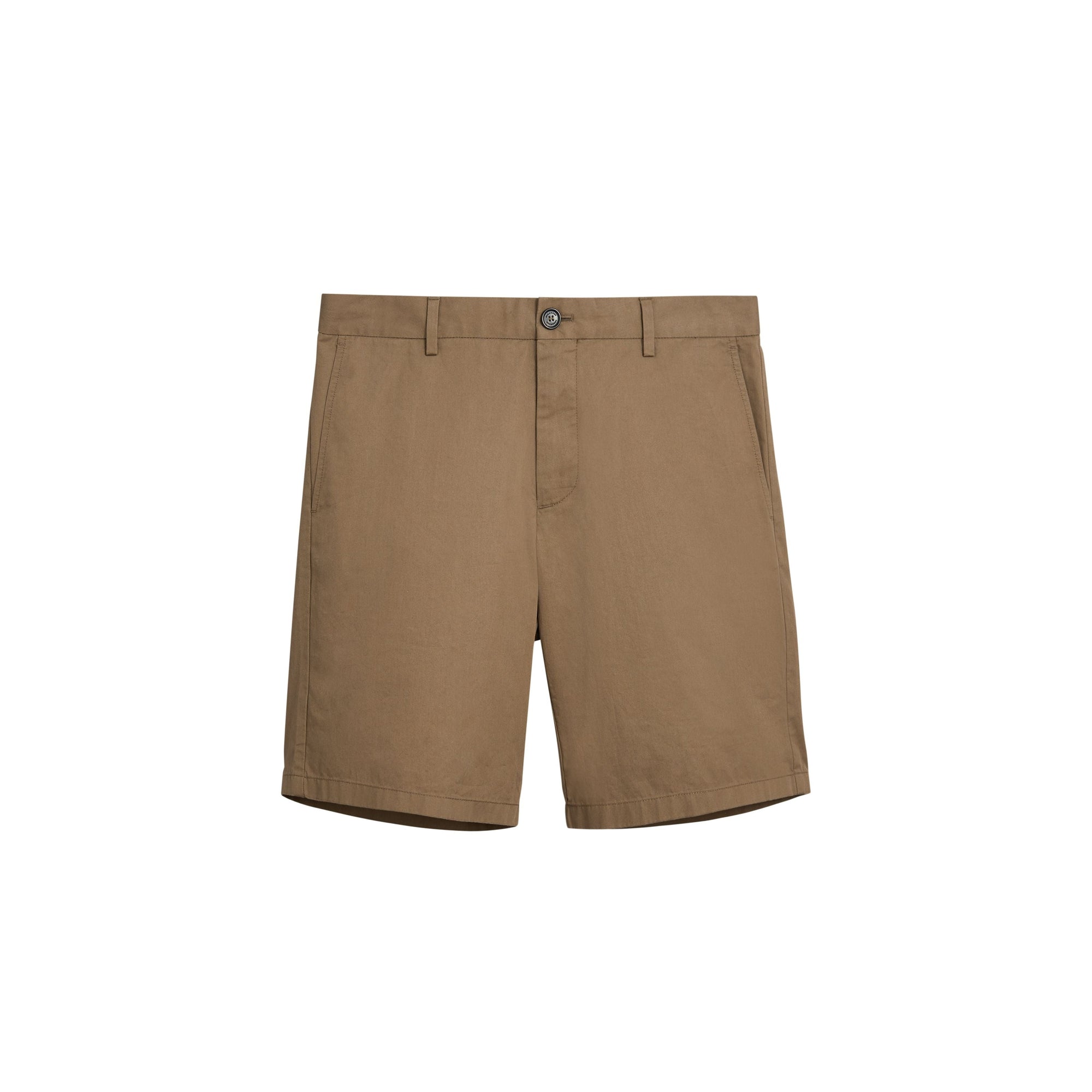 OLIVE GREEN Short chino en sergé de coton