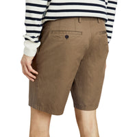 OLIVE GREEN Short chino en sergé de coton