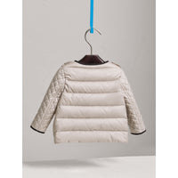 TAUPE GREY Veste imperméable rembourrée en duvet