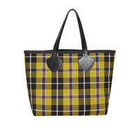 AT YELLOW/FLAXYELLOW Sac tote The Giant réversible en coton à motif Vintage check
