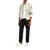 BLACK Pantalon ample en toile de coton