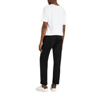BLACK Pantalon ample en toile de coton