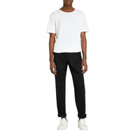 BLACK Pantalon ample en toile de coton