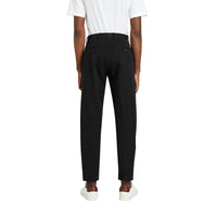 BLACK Pantalon ample en toile de coton