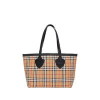 Sac tote the giant moyen en vintage check - Jaune antique & rouge vif