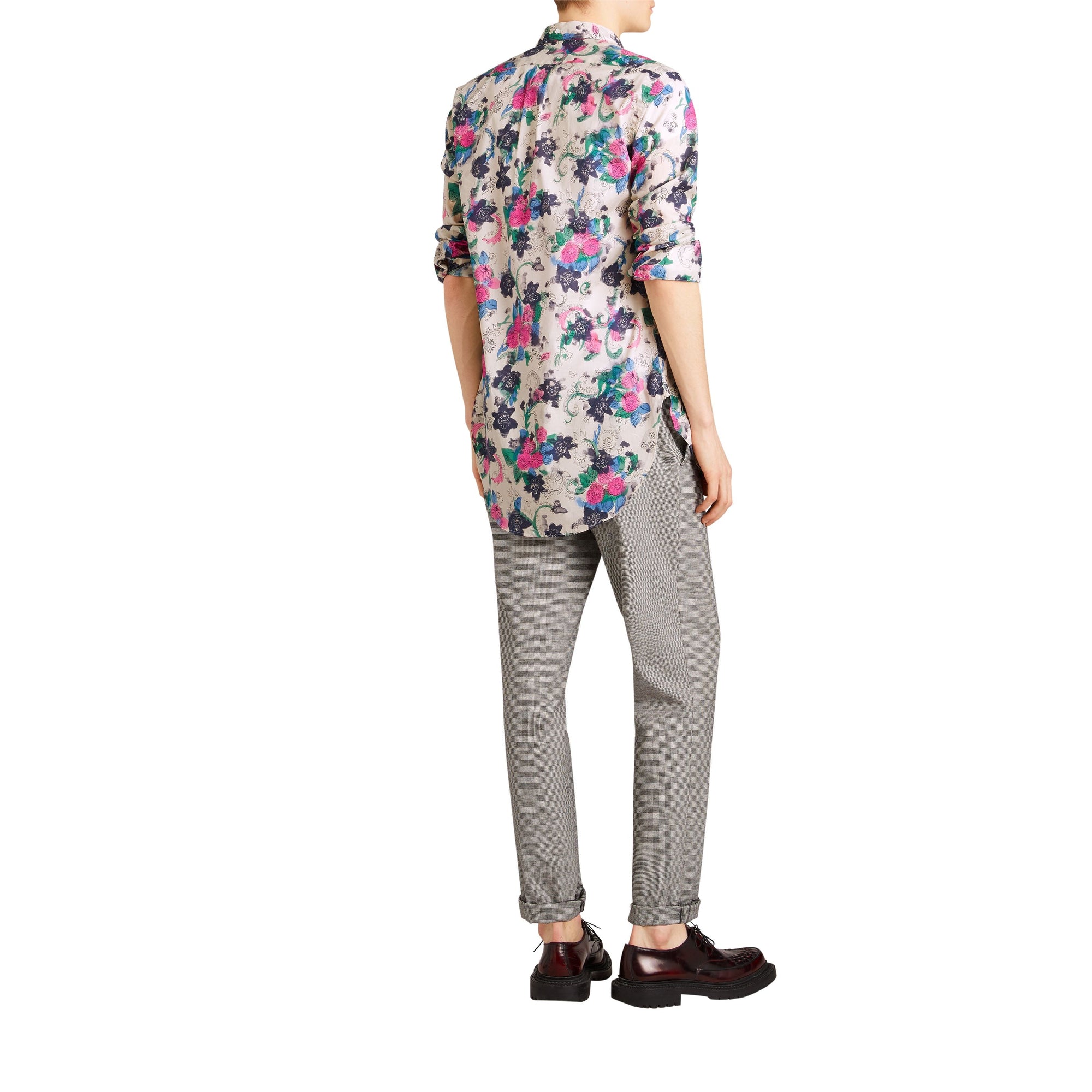 NATURAL Chemise à imprimé floral aquarelle