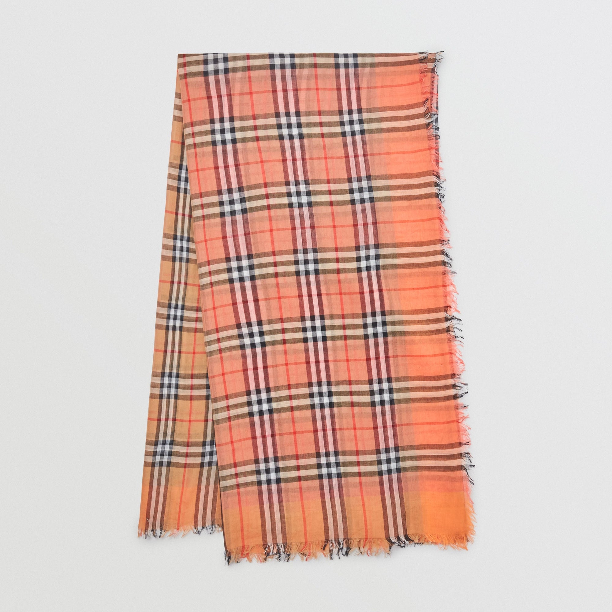 CORAL ROSE Carré bicolore en coton à motif Vintage check