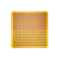 BRIGHT LEMON Carré bicolore en coton à motif Vintage check